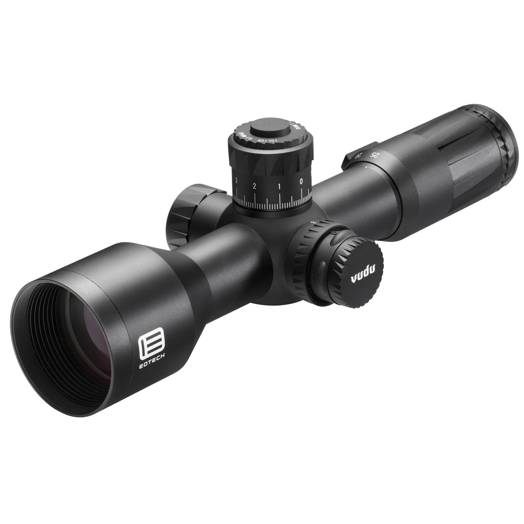 EOTECH, Vudu Rifle Scope, 5-25X50mm, 34mm MD3-MRAD Illuminated Reticle, .1 MRAD, First Focal Plane, Black