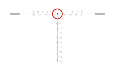 EOTECH, Vudu, 1-10X28mm First Focal Plane, 34mm Tube, SR-4 Illuminated MOA Reticle, Black